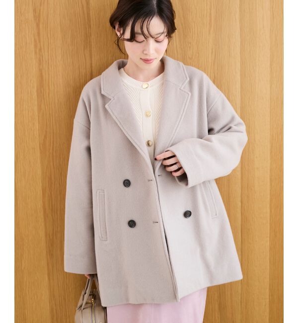  「ウールオーバーチェスターハーフコート」|チェスターコート|