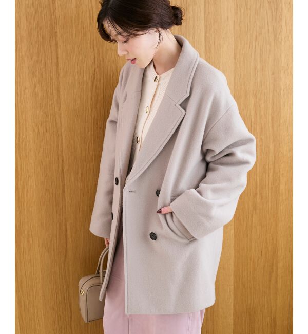  「ウールオーバーチェスターハーフコート」|チェスターコート|