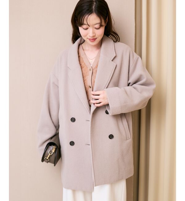  「ウールオーバーチェスターハーフコート」|チェスターコート|