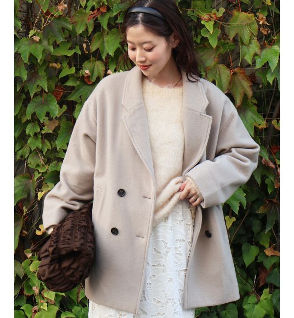  「ウールオーバーチェスターハーフコート」|チェスターコート|