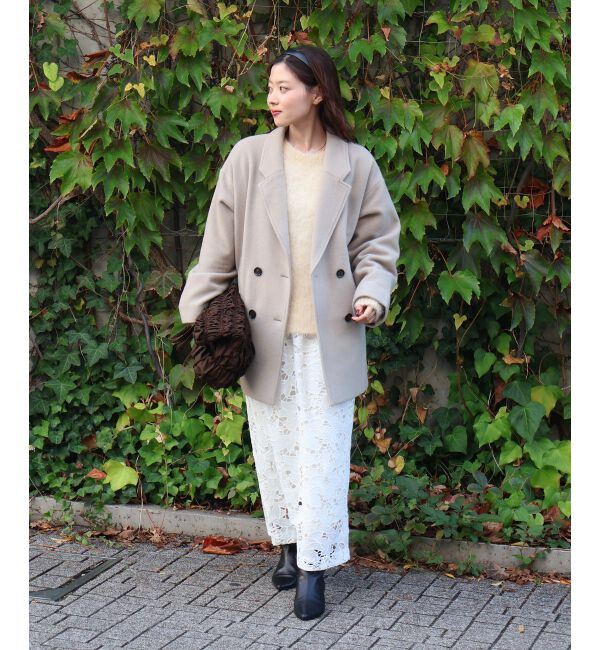  「ウールオーバーチェスターハーフコート」|チェスターコート|