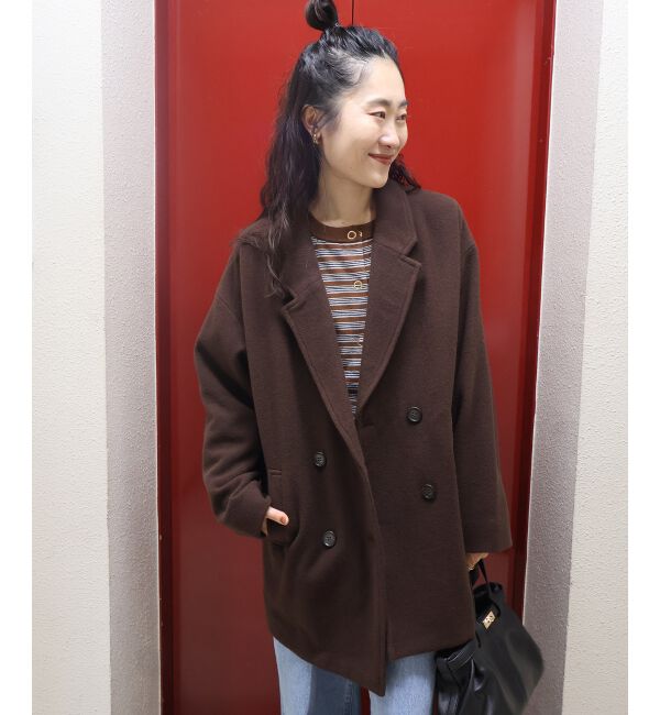  「ウールオーバーチェスターハーフコート」|チェスターコート|