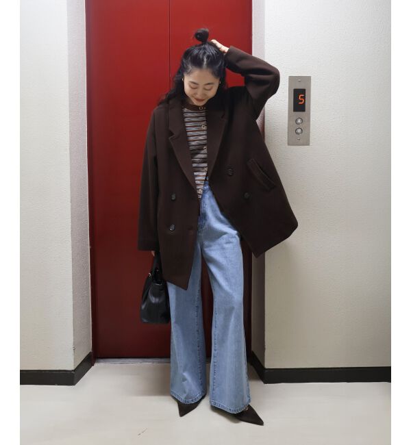  「ウールオーバーチェスターハーフコート」|チェスターコート|