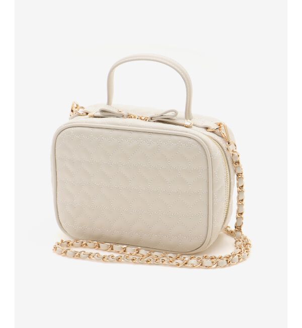  「ハートキルティングスクエアバッグ」|ショルダー・メッセンジャー|