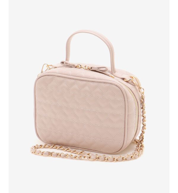  「ハートキルティングスクエアバッグ」|ショルダー・メッセンジャー|