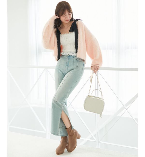  「ハートキルティングスクエアバッグ」|ショルダー・メッセンジャー|