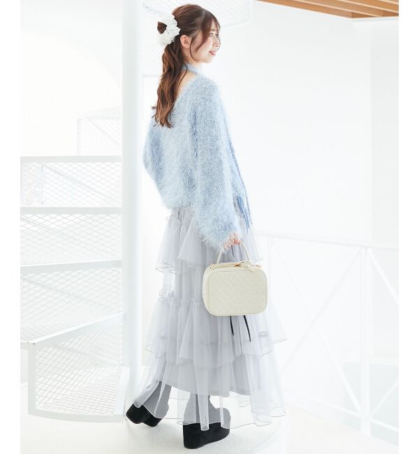  「ハートキルティングスクエアバッグ」|ショルダー・メッセンジャー|