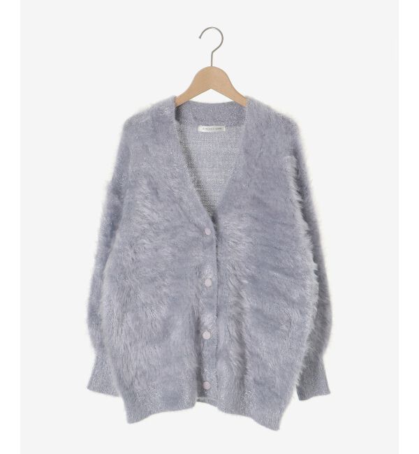  「キラメキシャギーミディカーディガン」|カーディガン|