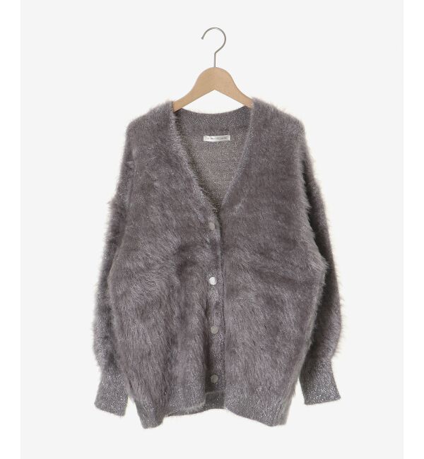  「キラメキシャギーミディカーディガン」|カーディガン|