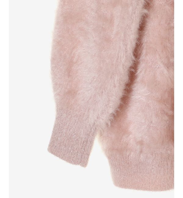  「キラメキシャギーミディカーディガン」|カーディガン|