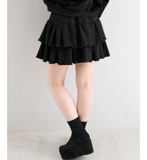  「&infin;キラキララインストーンスカパン」|スカート|