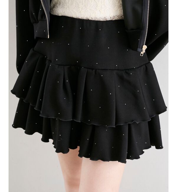  「&infin;キラキララインストーンスカパン」|スカート|