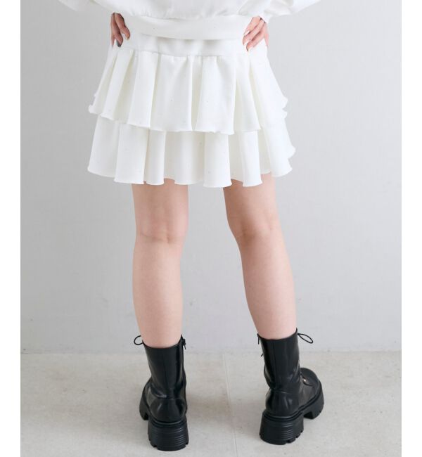  「&infin;キラキララインストーンスカパン」|スカート|