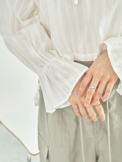 earth music&ecology「SET2点ドビーショートブラウス+キャミワンピース」|ワンピース|