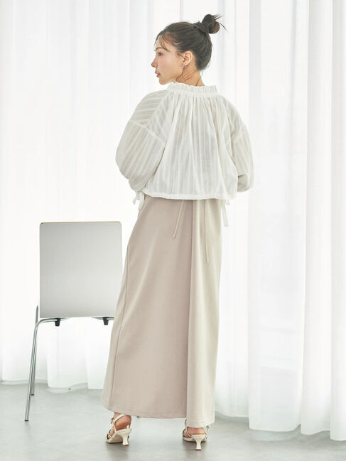 earth music&ecology「SET2点ドビーショートブラウス+キャミワンピース」|ワンピース|