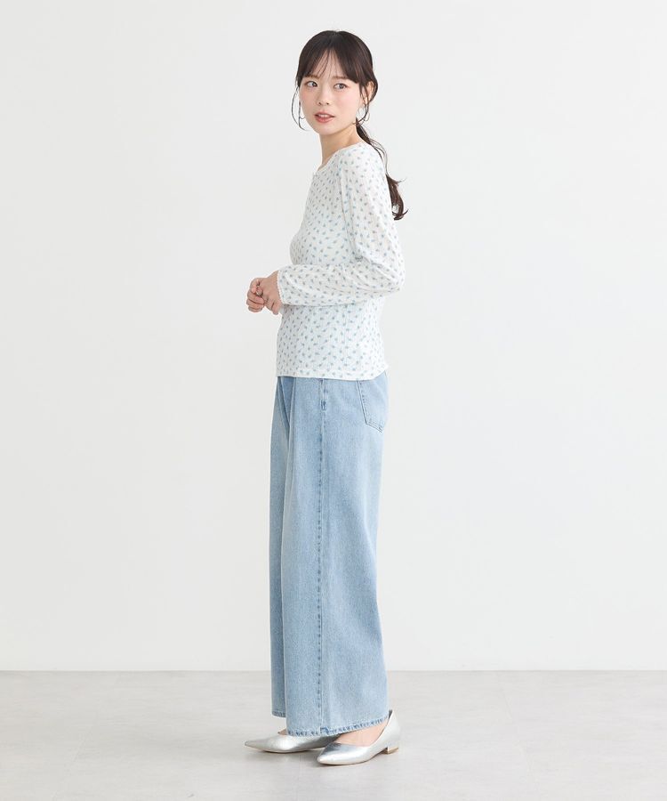 earth music&ecology「【WEB限定】アイレットジャカードタイトプルオーバー」|Tシャツ・カットソー|