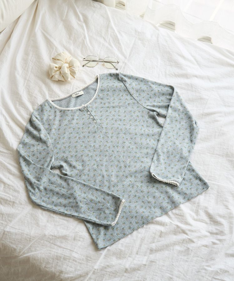 earth music&ecology「【WEB限定】アイレットジャカードタイトプルオーバー」|Tシャツ・カットソー|