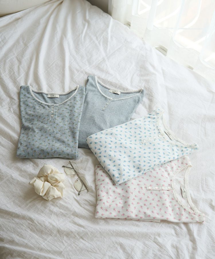 earth music&ecology「【WEB限定】アイレットジャカードタイトプルオーバー」|Tシャツ・カットソー|