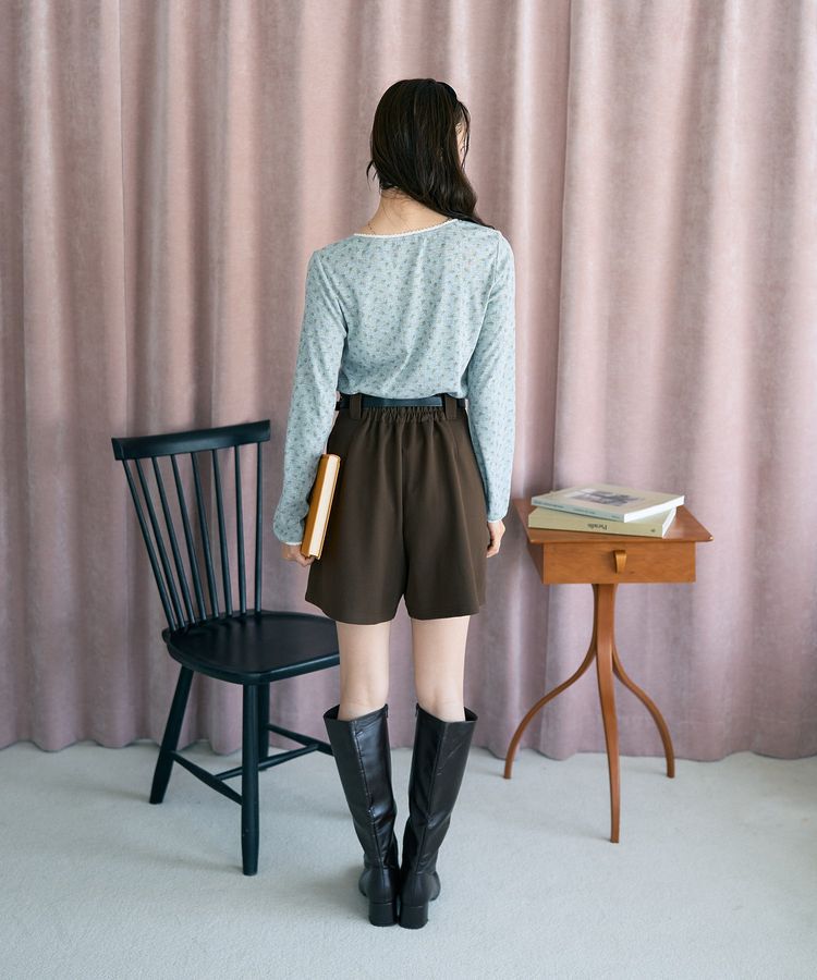 earth music&ecology「【WEB限定】アイレットジャカードタイトプルオーバー」|Tシャツ・カットソー|