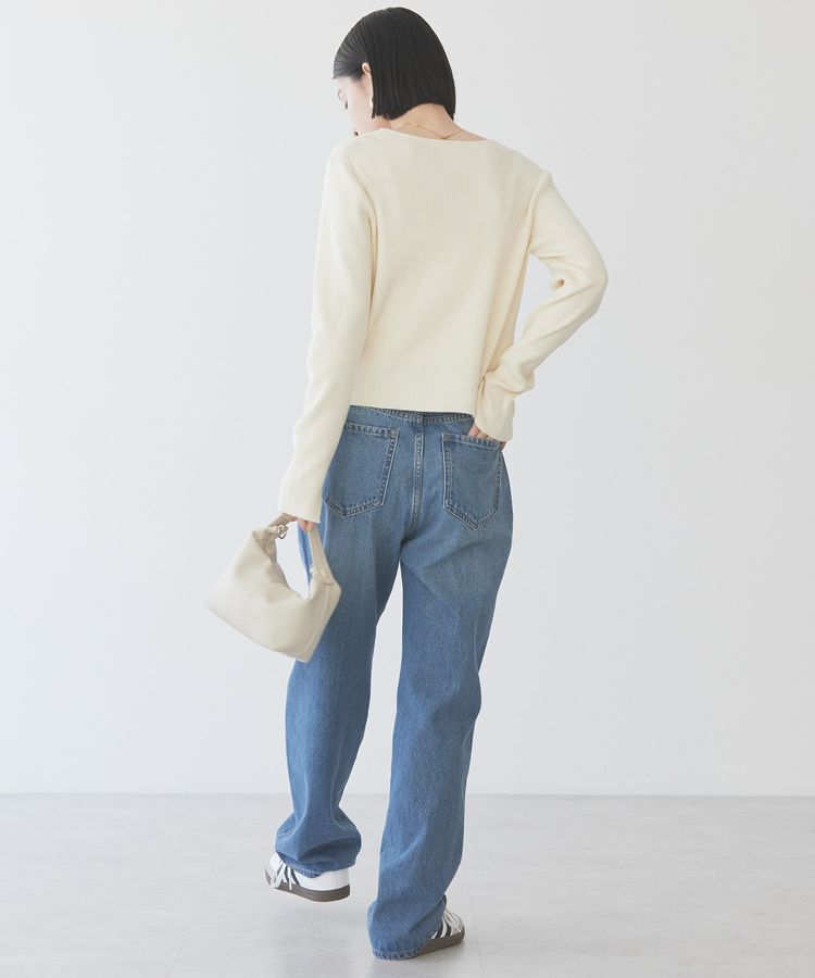 AMERICAN HOLIC「スクエアリブニットカーディガン」|カーディガン|