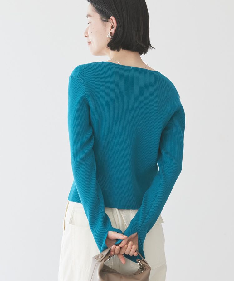 AMERICAN HOLIC「スクエアリブニットカーディガン」|カーディガン|