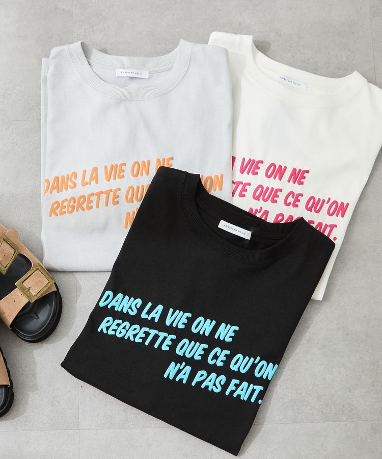 AMERICAN HOLIC「発泡プリントTシャツ」|Tシャツ・カットソー|