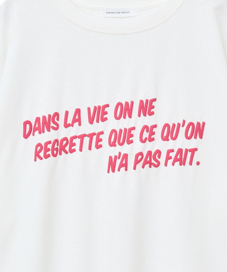 AMERICAN HOLIC「発泡プリントTシャツ」|Tシャツ・カットソー|