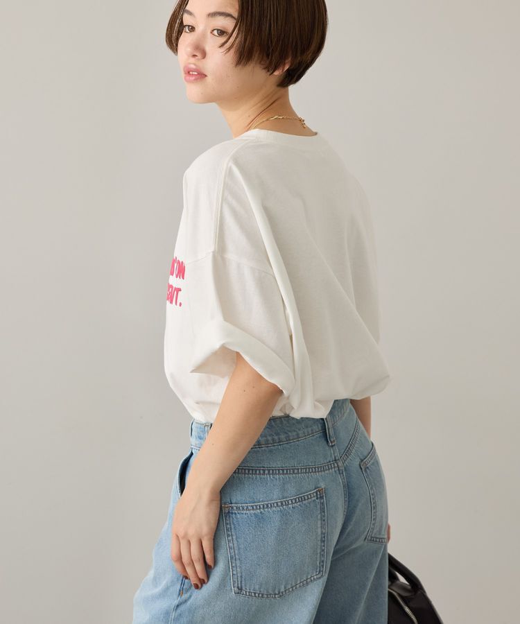 AMERICAN HOLIC「発泡プリントTシャツ」|Tシャツ・カットソー|