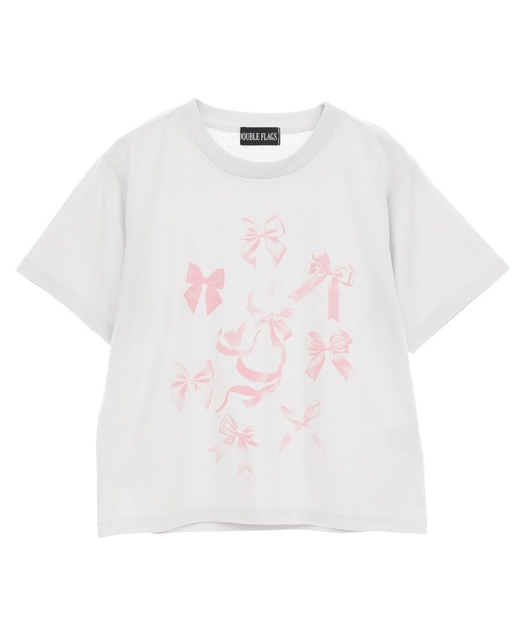 Green Parks「・DOUBLE FLAGS リボンpt TEE」|Tシャツ・カットソー|
