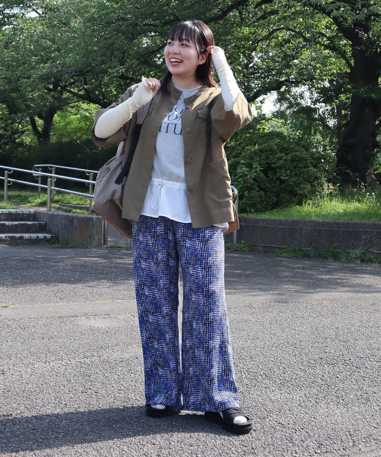 Green Parks「柄イージーパンツⅠ(ワイド)」|その他|