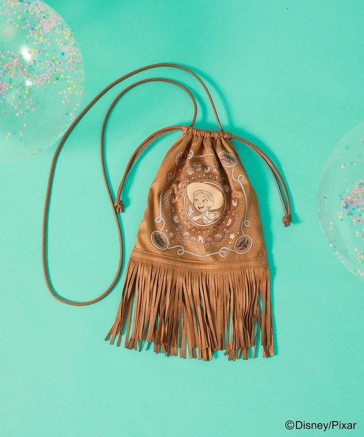 Green Parks「TOY STORY / フリンジポシェット」|ショルダー・メッセンジャー|Brown