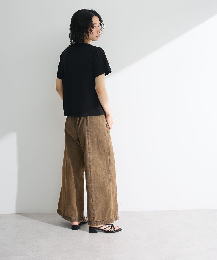 Green Parks「・DOUBLE FLAGS ローズチェーン刺繍TEE」|Tシャツ・カットソー|