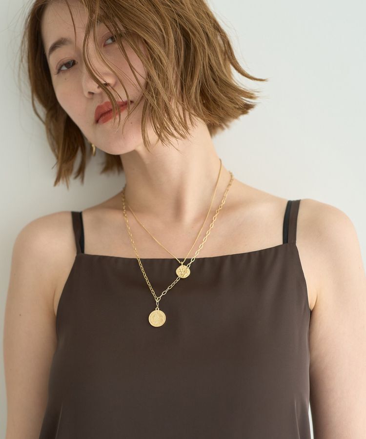 YECCA VECCA「ボートネックサテンキャミ」|インナー|