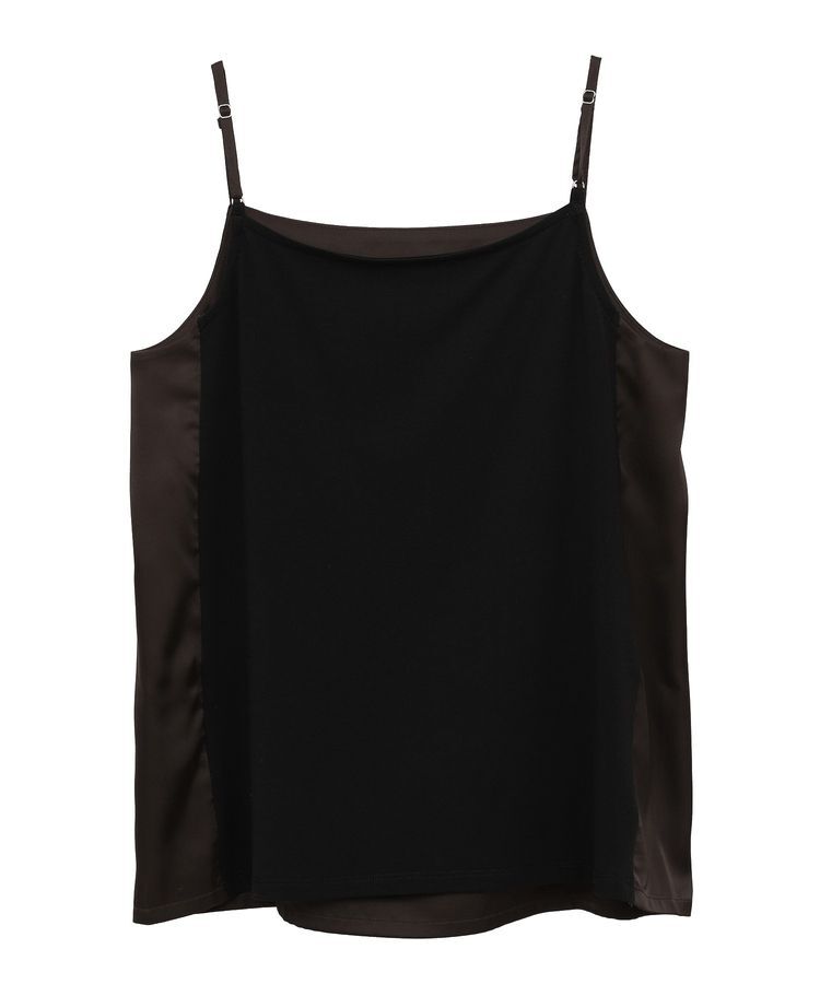 YECCA VECCA「ボートネックサテンキャミ」|インナー|