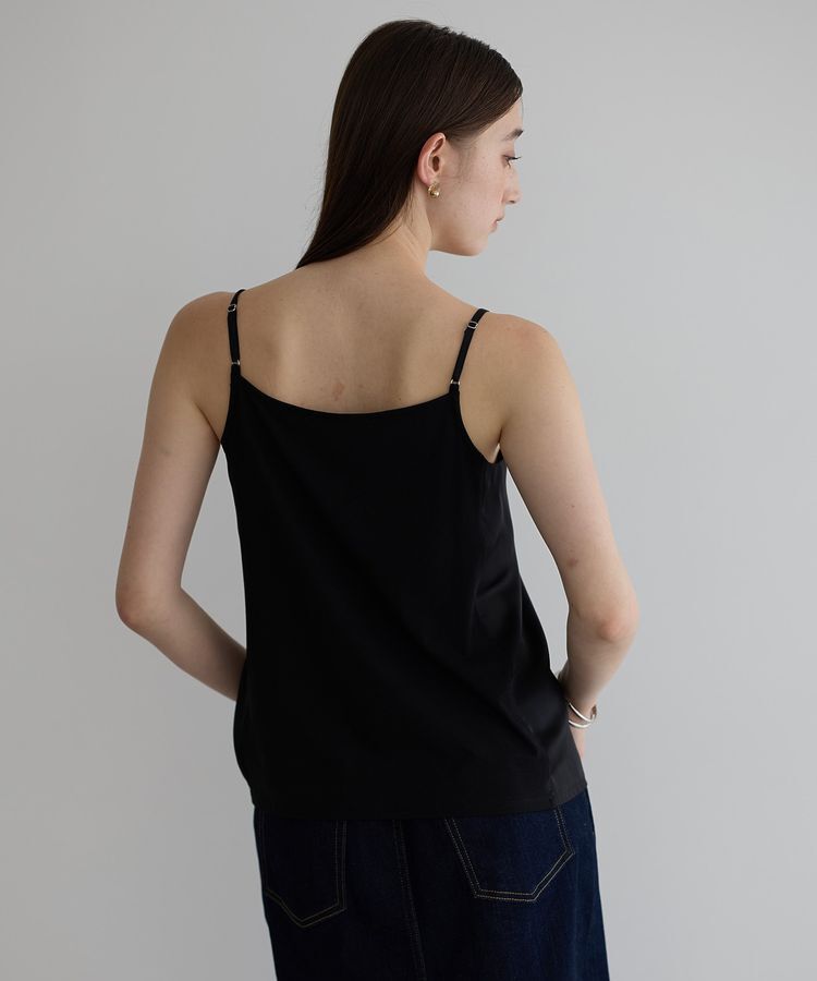 YECCA VECCA「ボートネックサテンキャミ」|インナー|