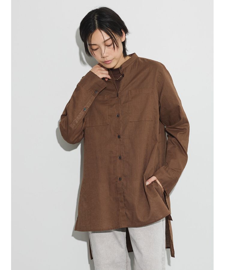 GARAGE OF GOOD CLOTHING「レイヤードバンドカラーシャツ」|シャツ・ブラウス|