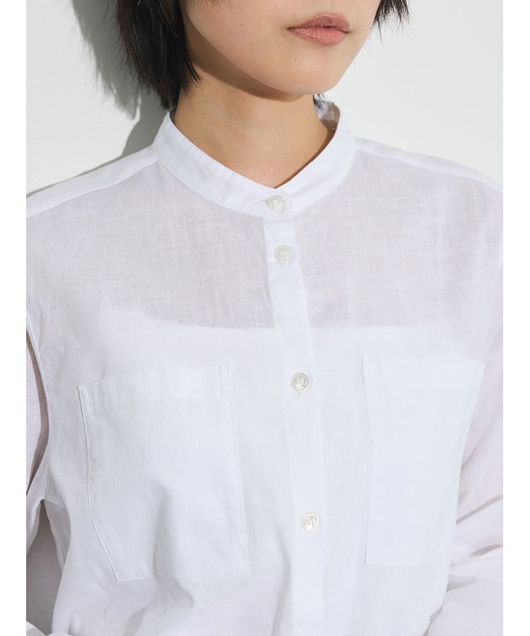 GARAGE OF GOOD CLOTHING「レイヤードバンドカラーシャツ」|シャツ・ブラウス|