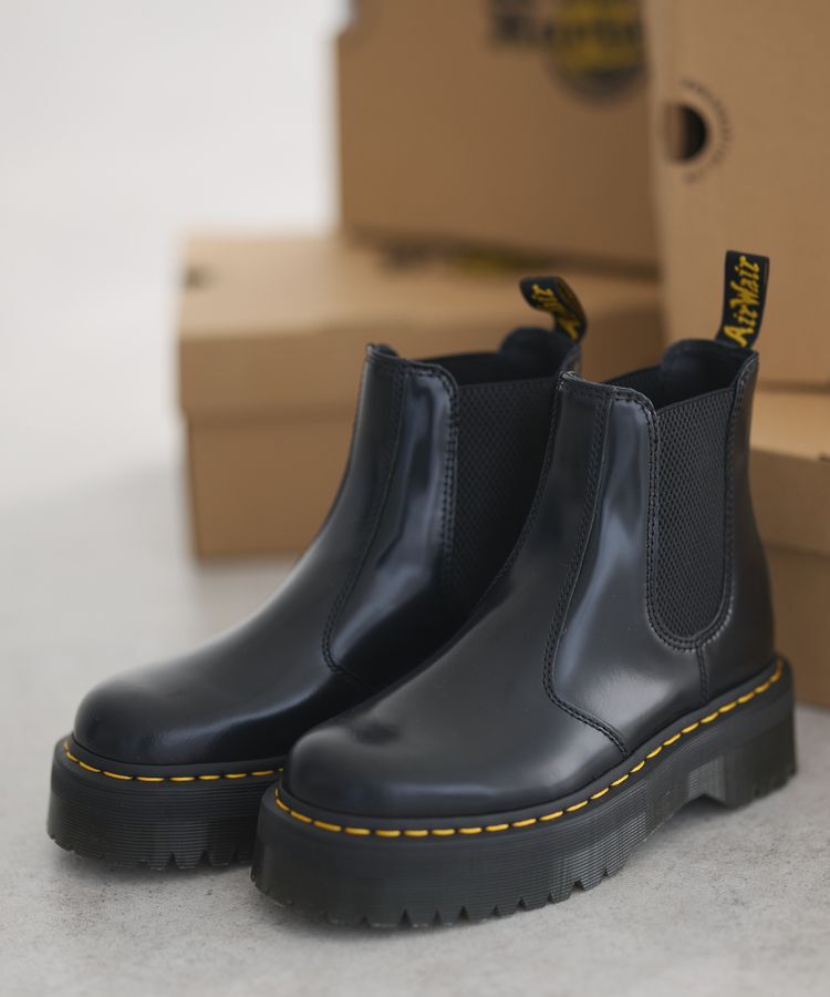 GARAGE OF GOOD CLOTHING「【Dr.Martens】 2976 Quad チェルシーブーツ」|ショートブーツ|Black