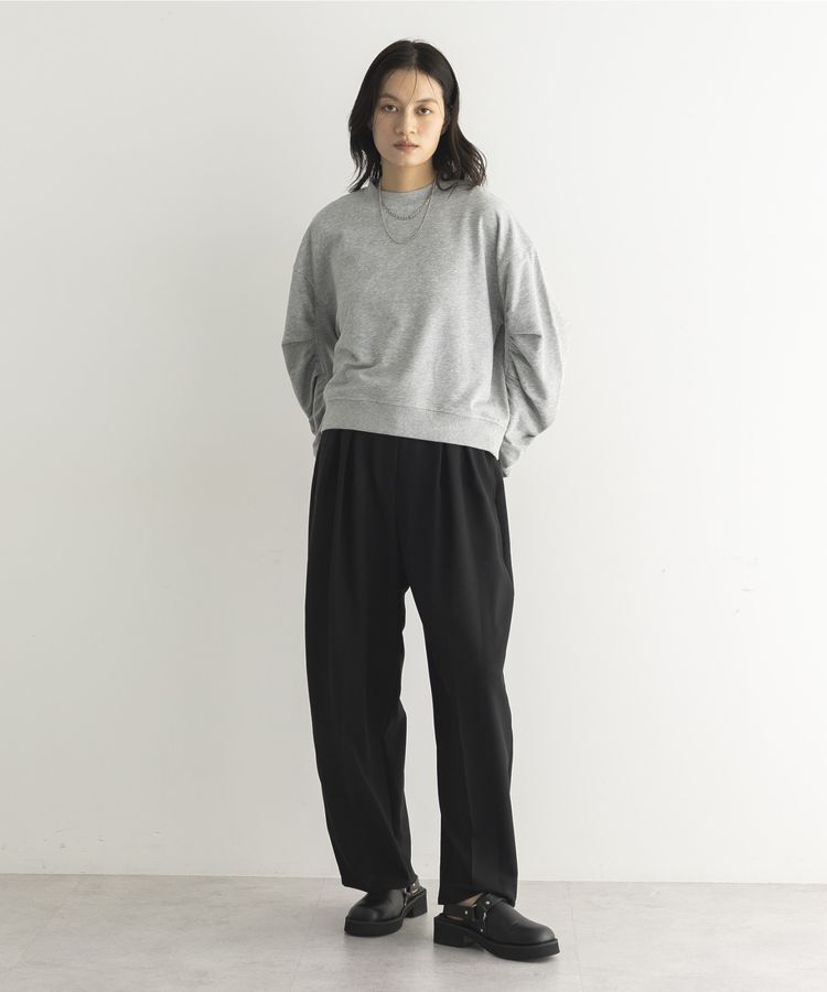 GARAGE OF GOOD CLOTHING「ミニ裏毛袖ギャザープルオーバー」|Tシャツ・カットソー|