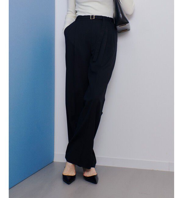 allureville「CRISPYカルゼタックパンツ」|チノ|