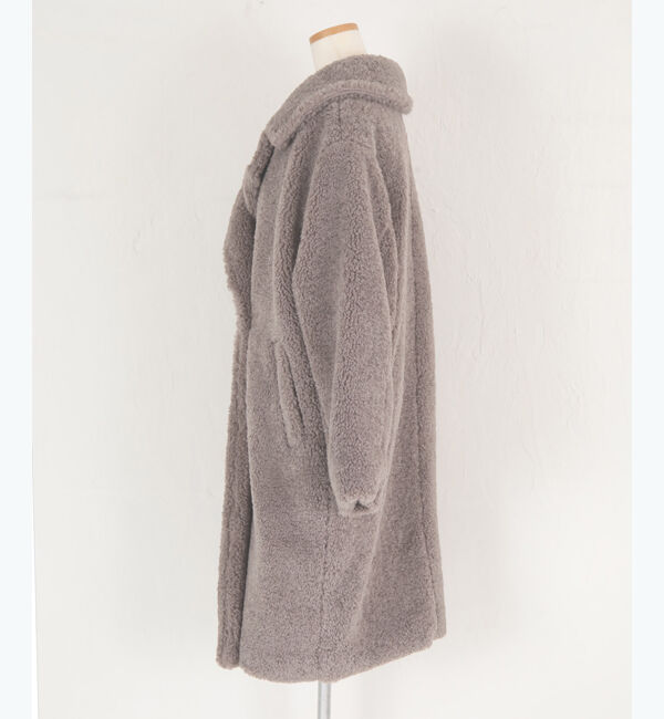 titivate「カールボアロングコート」|ステンカラーコート|