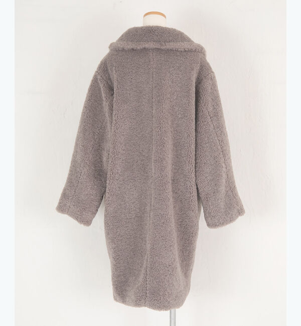 titivate「カールボアロングコート」|ステンカラーコート|