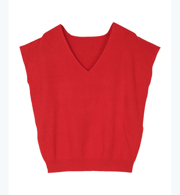 ur's「フレンチスリーブVネックニット」|ニット・セーター|