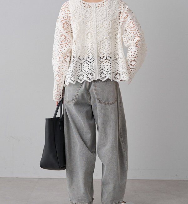  「カギ針編み風2WAYカーディガン」|カーディガン|