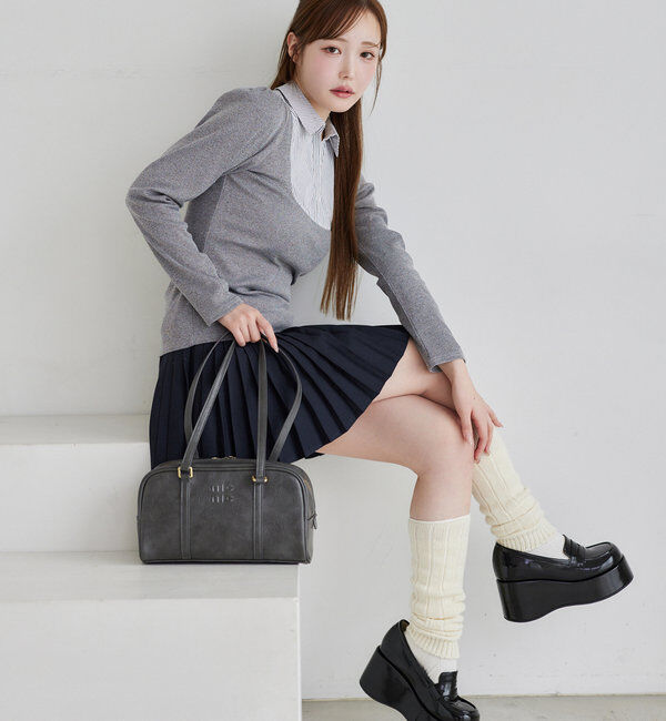  「【WEB限定リバイバル】プレート付きプリーツミニスカート」|スカート|