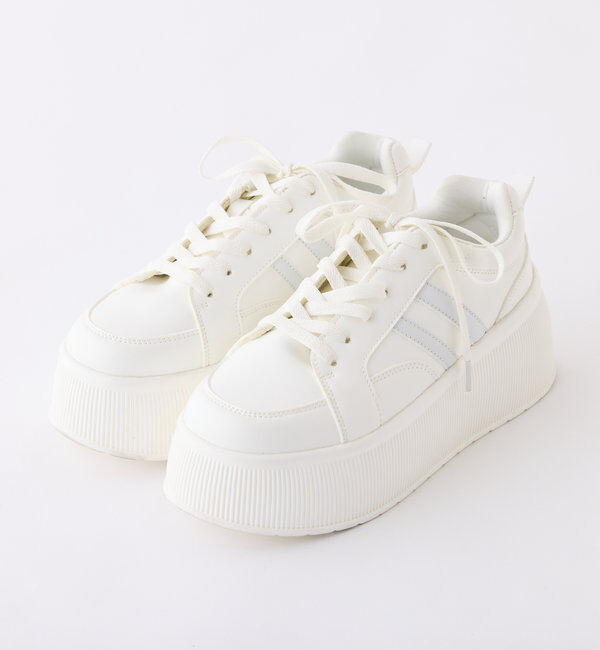  「リボンカスタム厚底スニーカー」|その他|