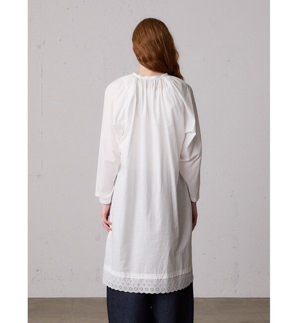 MidiUmi「MidiUmi ヘムレーススモックワンピース」|ワンピース|