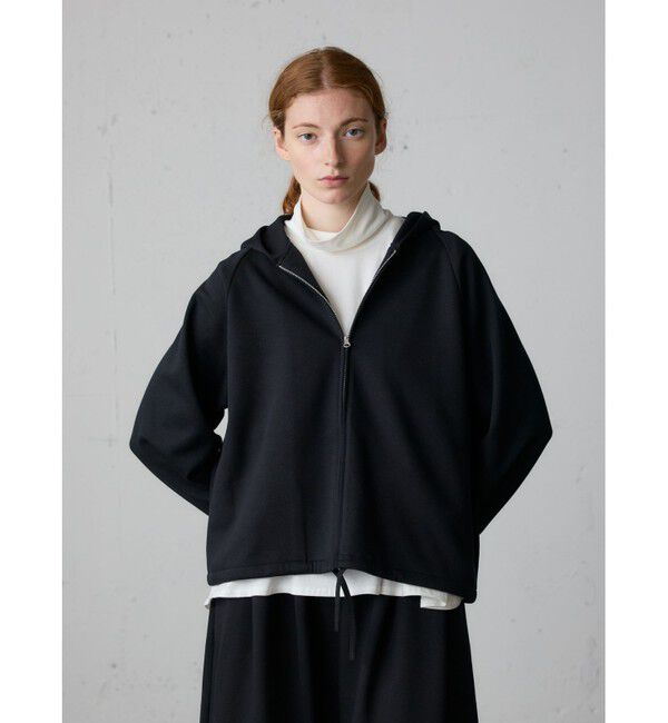 MidiUmi「MidiUmi ダンボールニットジップパーカー」|Tシャツ・カットソー|