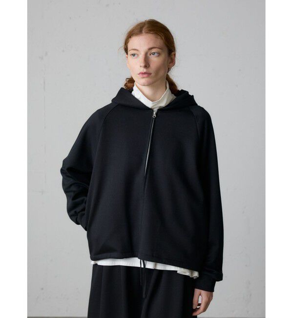 MidiUmi「MidiUmi ダンボールニットジップパーカー」|Tシャツ・カットソー|