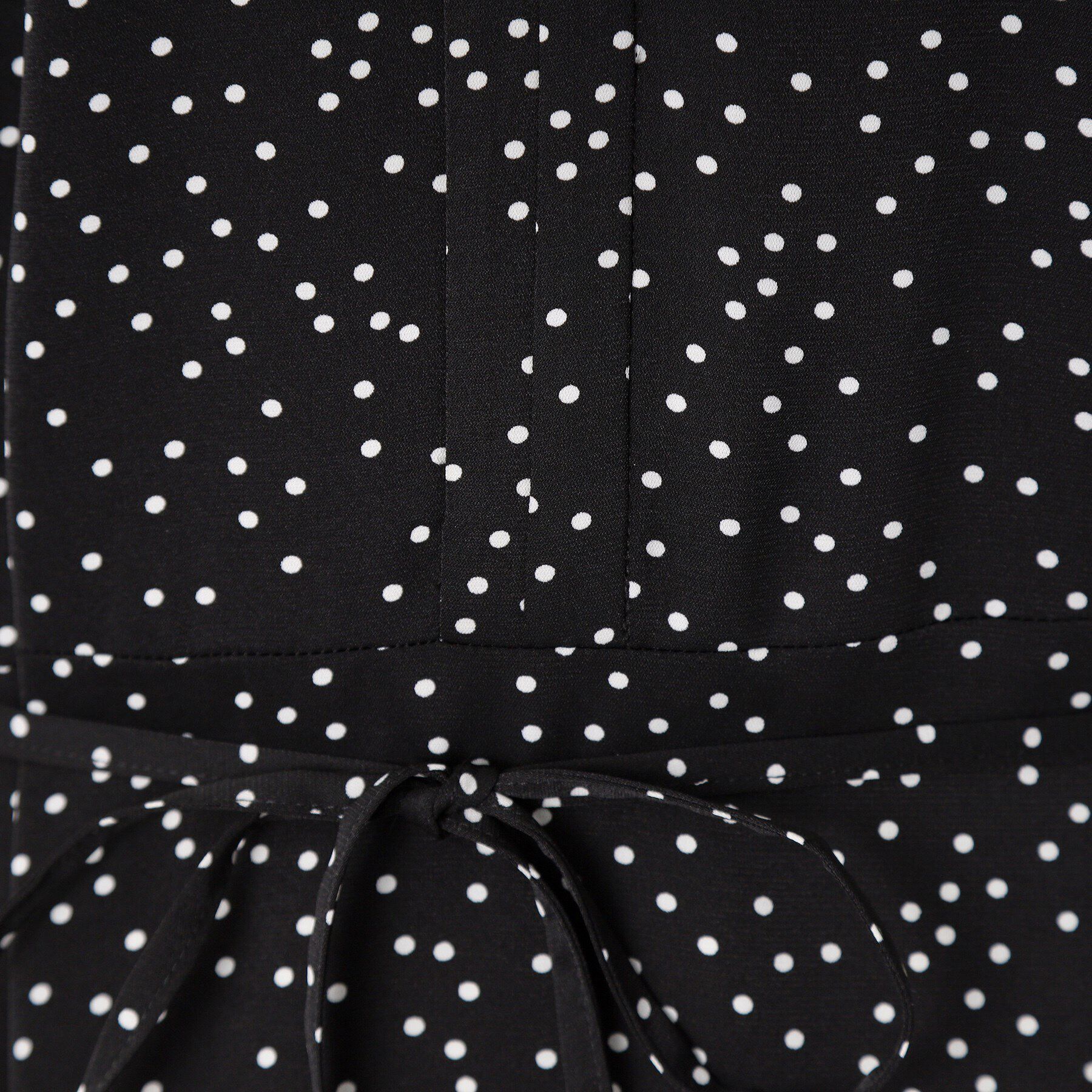 DRESSTERIOR「【ポケット付き/ドット柄】ドットハーフスリーブワンピース」|ワンピース|